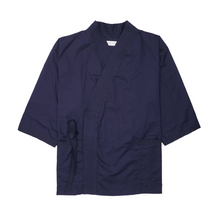 Load image into Gallery viewer, NAVY KIMONO CHEF&#39;S JACKET
