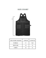 Load image into Gallery viewer, OLIVE GREEN X-BACK JUMPER APRON
