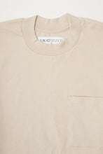 Load image into Gallery viewer, &quot;GATA&quot; OAT WHITE TAKAO OVERSIZED POCKET TEE
