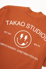 Load image into Gallery viewer, &quot;KIAMOY&quot; ORANGE TAKAO OVERSIZED POCKET TEE
