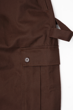 Load image into Gallery viewer, BROWN CHEF&#39;S CARGO PANTS
